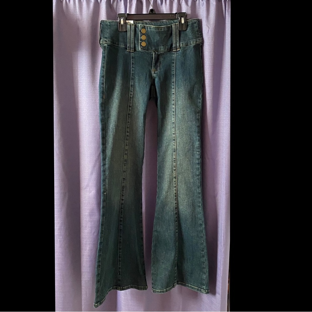 Garage low rise flare jeans
